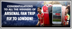 ARSENAL FAN TRIP WINNERS!